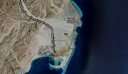 Dahab Stadtplan